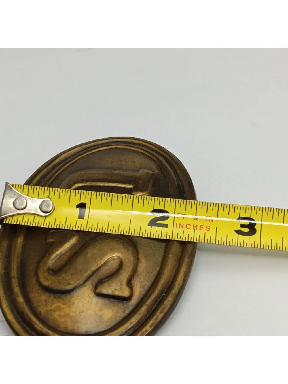 Brass Oval 
